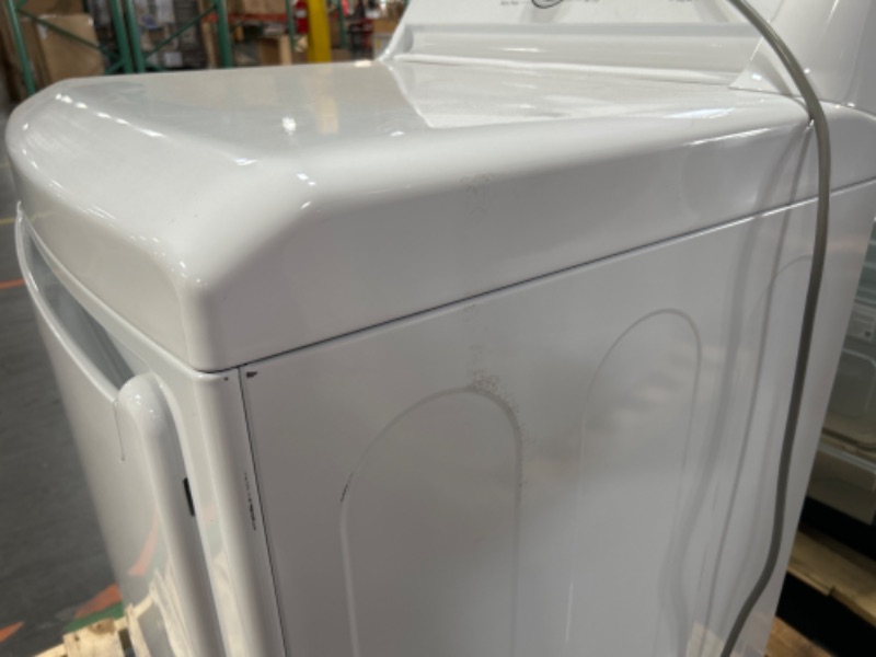 Photo 1 of LG 7.3-cu ft Reversible Side Swing Door Gas Dryer (White) ENERGY STAR