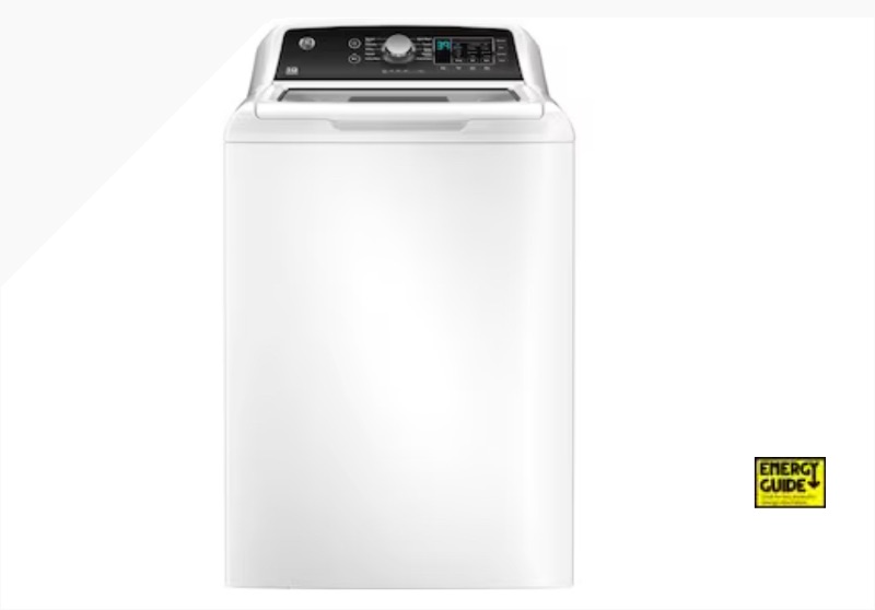 Photo 1 of DAMAGE/ SEE NOTES****
GE 4.5-cu ft High Efficiency Agitator Top-Load Washer (White)