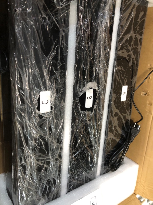 Photo 1 of Kweetle Liquor Bottle Display Shelf,24 Inch 3-Step LED Lighted Bar Shelf,Wine Bottle Display Rack 