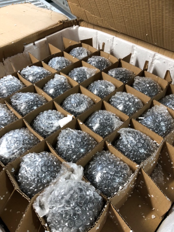 Photo 1 of **AT LEAST ONE IS BROKEN**
Suzile 50 Pcs Fire Ceramic Balls Bulk 3 Inch and 4 Inch Double Size Round Ceramic Fire Stones