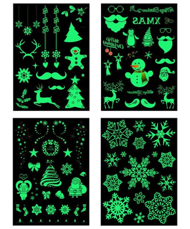 Photo 1 of Luminous Tattoos - Christmas Theme (2 Pack)