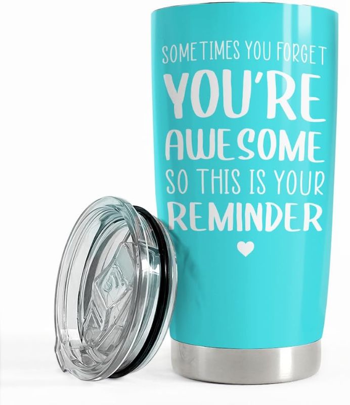 Photo 1 of **STOCK PHOTO FOR REF - MAY BE DIFF COLOR**
SANDJEST Sometimes You Forget That You’re Awesome So This Is Your Reminder Tumbler Gift Set