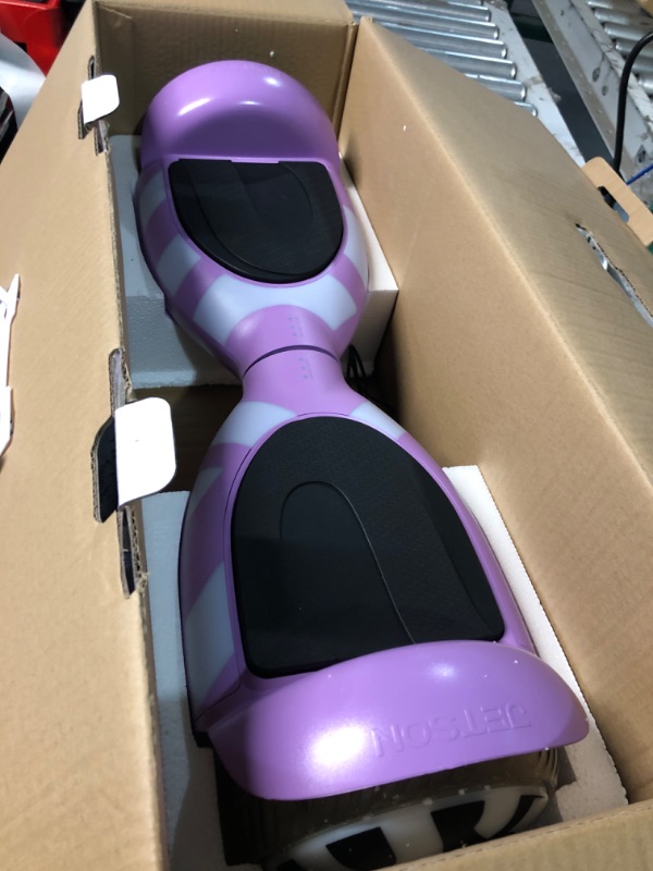 Photo 2 of ***SEE NOTES*** Jetson All Terrain Light Up Self Balancing Hoverboard with Anti-Slip Grip Pads, for riders up to 220lbs Purple