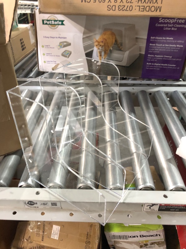 Photo 1 of Anjetan 3 Slots Clear Acrylic Magazine Holder