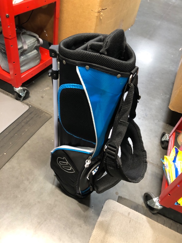 Photo 3 of **STOCK PHOTO FOR REF - BAG ONLY**
WILSON Junior Profile JGI Stand Bag Blue Large (11-13) 