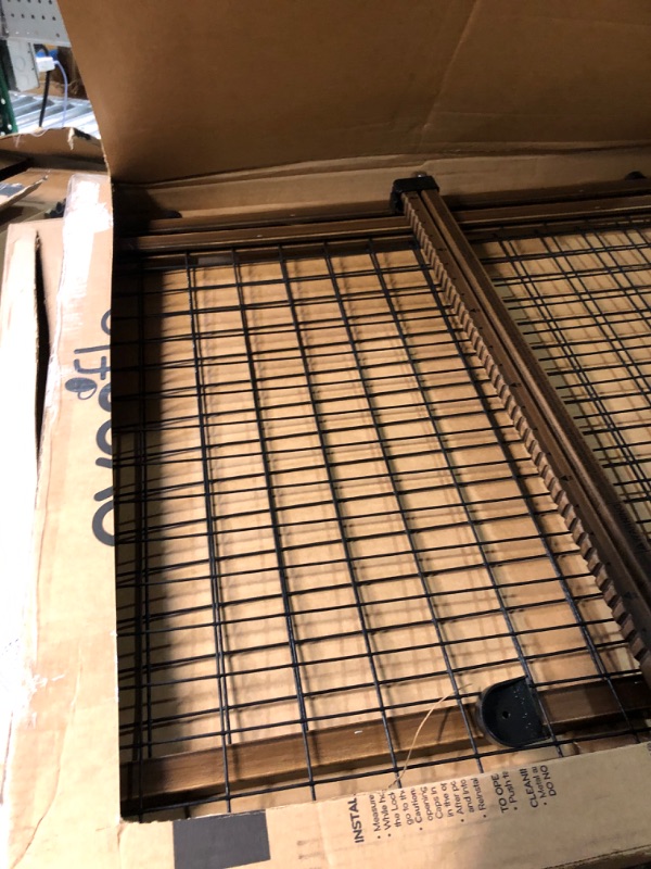 Photo 1 of Position & Lock Tall & Wide Baby Gate, Pressure-Mounted, Farmhouse Collection