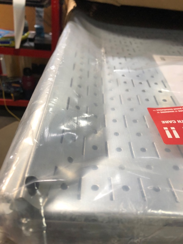 Photo 1 of **VERY BENT** Wall Control 30P3232 Steel Pegboard Pack, Galvanized