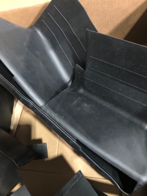 Photo 3 of ***USED***FanpBow Tesla Model Y Underseat Protector Cover, Seat Slide Rail Pad Cover Anti Kick Seat Base Kick Wrap Protectors Corner Cover for 2021-2024 