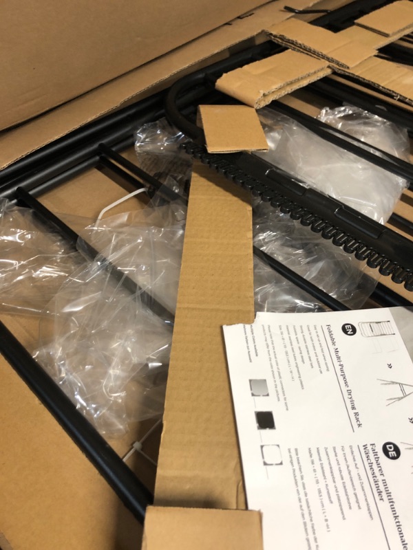 Photo 1 of SONGMICS Clothes Drying Rack, Foldable 2-Level Laundry Drying Rack