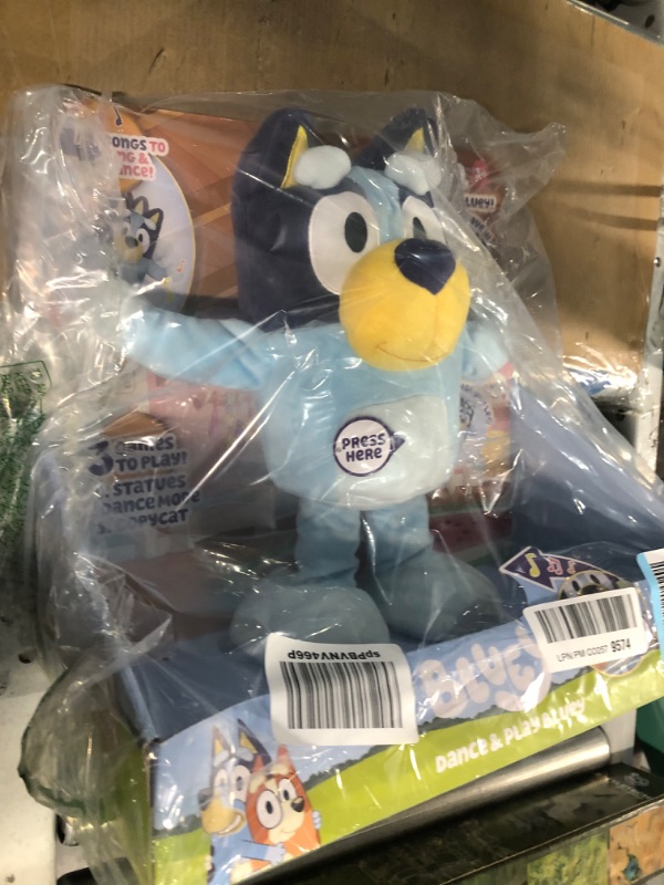 Photo 2 of Bluey Dance and Play 14" Animated Plush | Over 55 Phrases and Songs, Multicolor