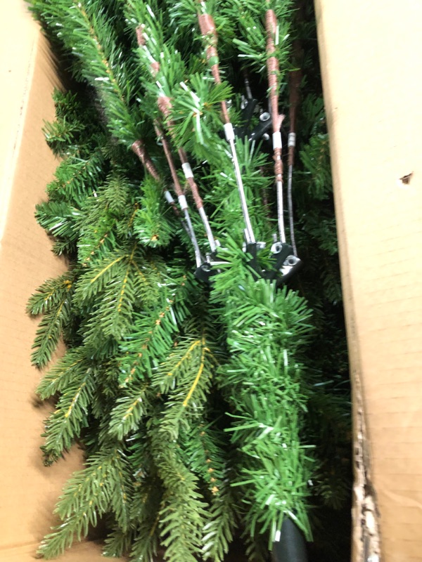 Photo 2 of 6ft Premium Hinged Artificial Holiday Christmas Pine Tree