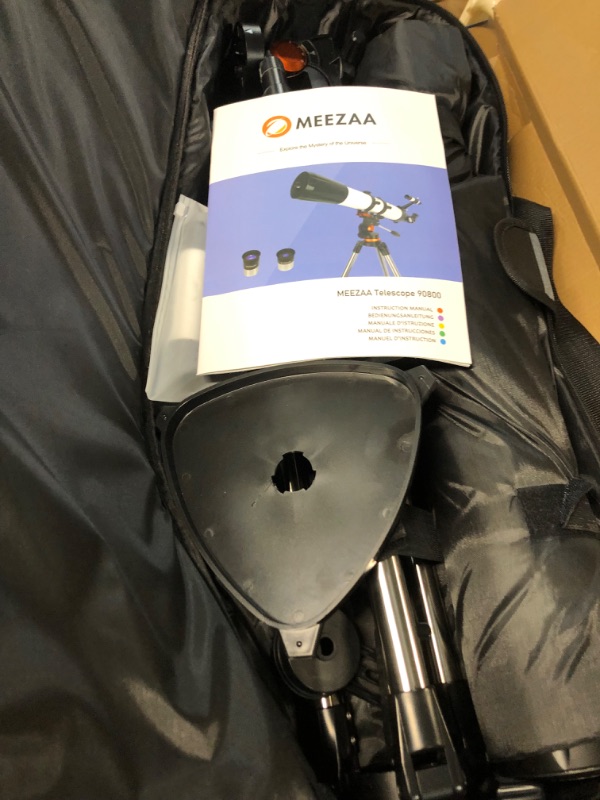 Photo 2 of [READ NOTES]
MEEZAA Telescope, Telescope for Adults Astronomy Professional, 90mm Aperture 800mm Refractor Telescope 