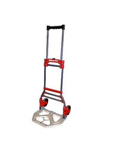 Photo 1 of ***USED - SCRATCHED - NO PACKAGING***
Milwaukee 150-lb 2-Wheel Red Steel Folding Hand Truck
