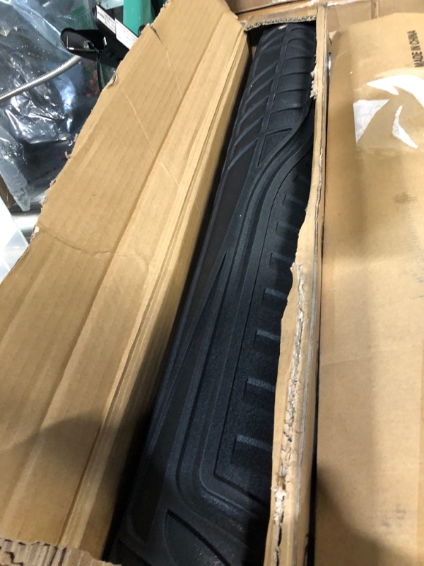 Photo 2 of Nilight Rubber Cargo Mats for Cars Trucks SUVs,Universal Trim to fit for Most Vehicles,All Weather Protection Heavy Duty Cargo Liners