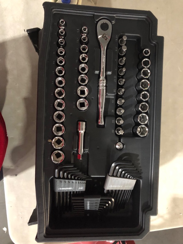 Photo 5 of ***MISSING 4 WRENCHES***
Husky 270-piece mechanics tool set