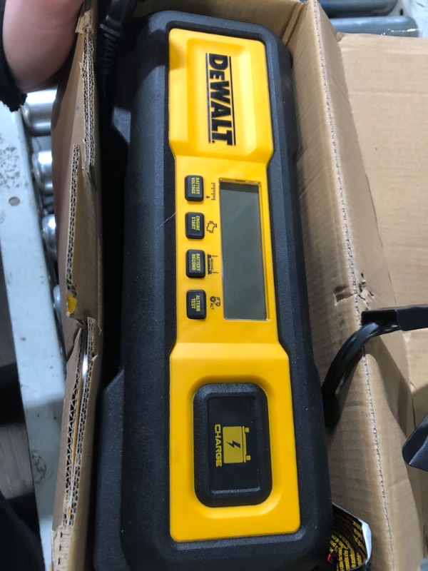 Photo 2 of DEWALT DXAEC100 DXAEC100 Professional 30-Amp Battery Charger and 3-Amp Maintainer with 100-Amp Engine Start, Yellow