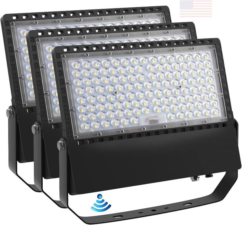 Photo 1 of ***see notes***Juyace 36000lm LED Parking lot Lights Dusk to Dawn Stadium Flood Light Outdoor Commercial 5000K IP65 100-277V 240W 