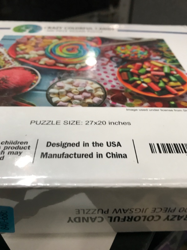 Photo 2 of Color Tree Design Crazy Colorful Candy Puzzles for Adults 1000 Piece - One of The Best 1000 Piece Jigsaw Puzzles Candy - 1000 Piece Puzzle for Adults, Kids, Family Game Night, Theme Puzzles