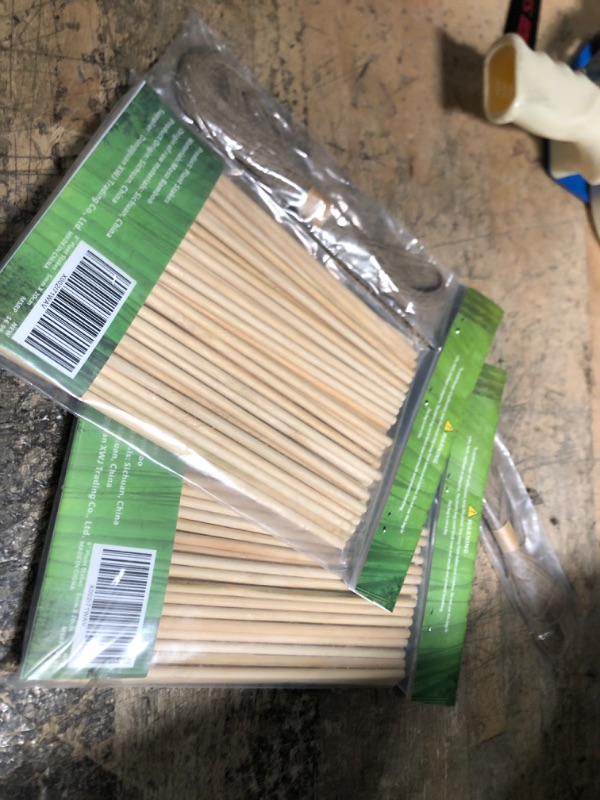 Photo 2 of 2 PACK*
HOPELF 50 Pack 8" Bamboo Plant Stakes for Wood Garden Sticks?Wooden Plant Supports?Indoor Gardening Plant Supports?Floral Plant Support ?Potted Plants?Crafts, More Size Choices 8"/12"/16" 8 inch bamboo