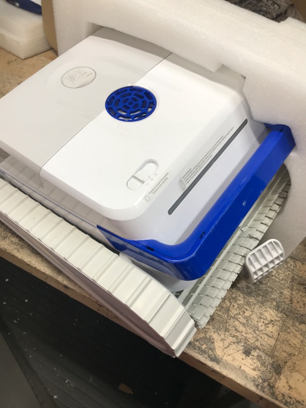 Photo 1 of AIRROBO PC100 Cordless Robotic Pool Cleaner with Wall Climbing and Powerful Active Scrubbing for Inground & Above Ground Flat Pools up to 3100 Sqft
