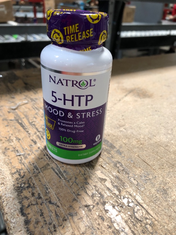 Photo 2 of 5-Htp 100Mg Time Release by Natrol - 45 Tab, 