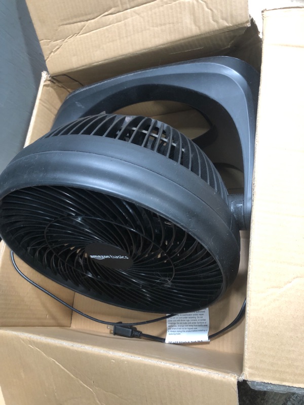 Photo 2 of Amazon Basics 3 Speed Small Room Air Circulator Fan, 11-Inch 11-Inch Air Circulator Fan