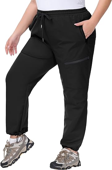 Photo 2 of Hanna Nikole Women's Plus Size Cargo Pants Outdoor Lightweight Hiking Capris 
size 20 w