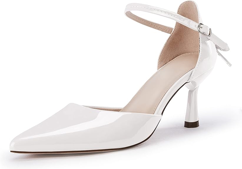 Photo 1 of COUTGO WOMENS POINTED COSED TOE BUCKLE STRAP BOW TIE FASHION   SIZE 9