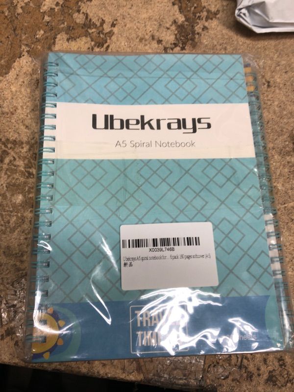 Photo 2 of Ubekrays spiral notebook for office and school, 6 pack 160 pages softcover A5 size (A5)