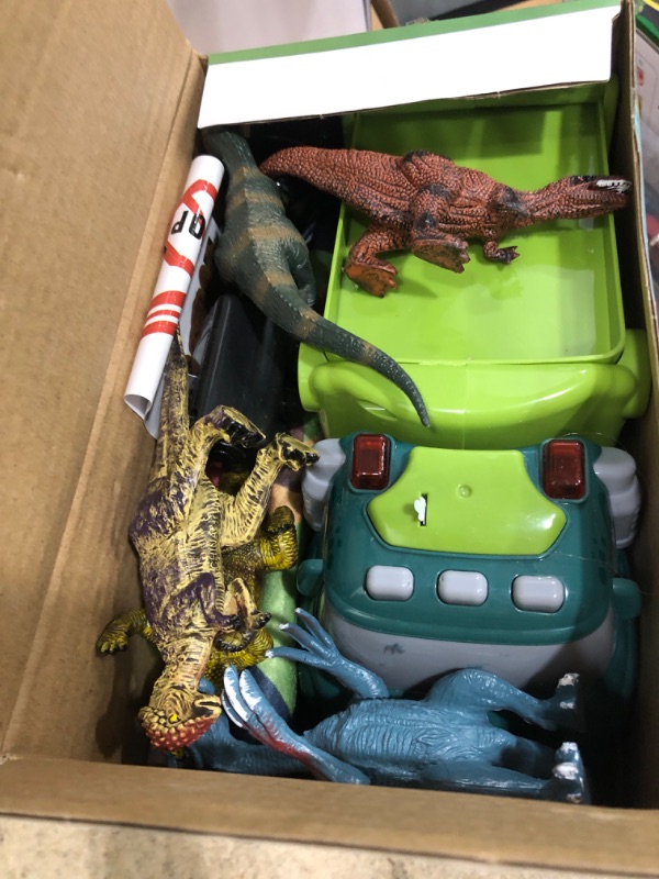 Photo 1 of Bennol Dinosaur Toys for Kids 1 2 3 4 5 Year Old Boys, 2 PCS Dinosaur Trucks with 8 Dinosaur Toys,Dinosaur Activity Playmat,Dino Cars Sets with Light Sound, Toys for 2 3 4 5 Toddlers Boys Gifts