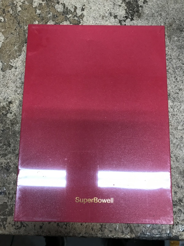 Photo 2 of SuperBowell Velvet Journal Notebook,College Ruled / Lined Journal,Writing Journals for women and Grils,Magnet Closure,Gold Edges,100GSM Thick Paper,A5 Hardcover Notebook 5.9 X8.6 Inches,256 Pages.(Red)