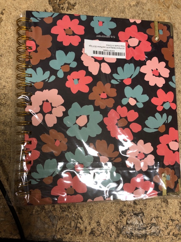 Photo 2 of 2023 Planner Weekly and Monthly 8" x 10" Monthly Expense & Notes, Inner Pocket,Gold Protective Corner,Elastic Band, Adorable Cute Floral Planner 2023 F Style D1-8''-F