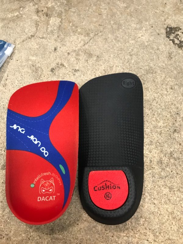 Photo 1 of Plantar Fasciitis Arch Support Insoles - Deep Heel Cup for Plantar Fasciitis, Heel Spur - 3/4 Firm Orthotic Inserts for Flat Feet, Over Pronation, Fallen Arch, Heel Pain Red XL:(Men11.5-13.5/Women12.5-14.5)