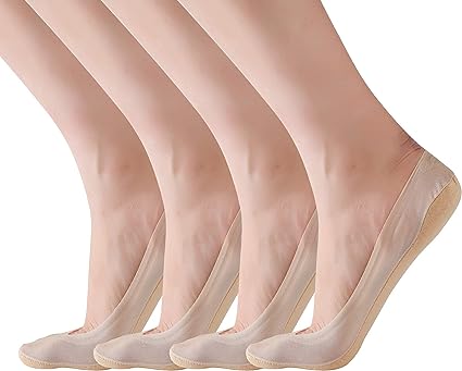 Photo 1 of RIIQIICHY No Show Socks Womens Low Cut Liner Non-Slip Thin Causal Line for Flats Boat 4 to 6 Pack
