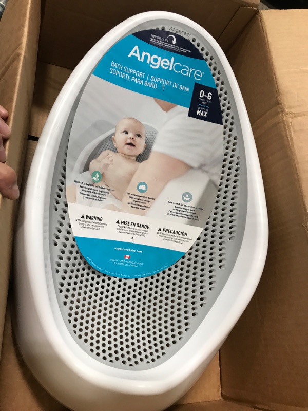 Photo 2 of Angelcare Baby Bath Support (Grey) | Ideal for Babies Less than 6 Months Old