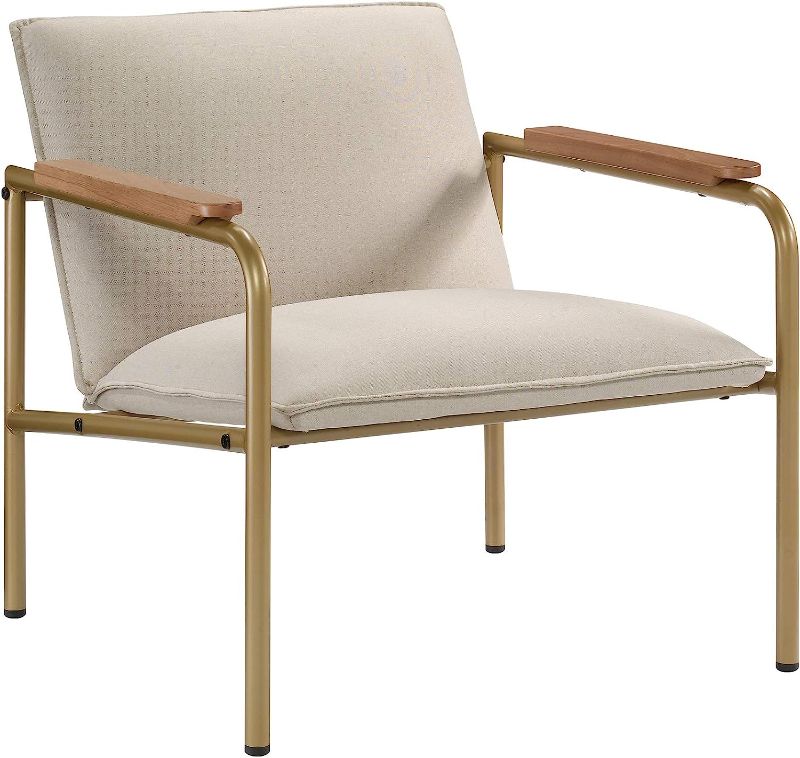 Photo 1 of 
Sauder Coral Cape Lounge Chair, L: 26.77" x W: 28.35" x H: 26.77", Ivory finish
Color:Ivory Finish