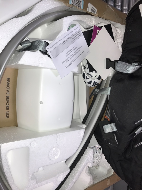 Photo 2 of 4moms MamaRoo Multi-Motion Baby Swing, Bluetooth Baby Swing with 5 Unique Motions, Grey