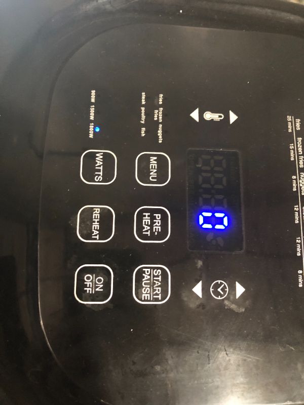 Photo 3 of ***HEAVILY USED AND DIRTY - SEE PICTURES***
NUWAVE Brio 7-in-1 Air Fryer Oven, 7.25-Quart, Black