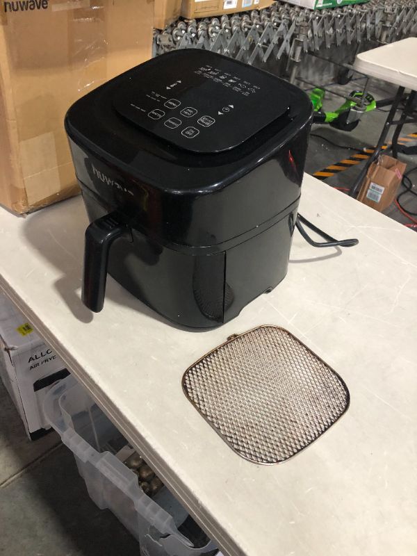 Photo 2 of ***HEAVILY USED AND DIRTY - SEE PICTURES***
NUWAVE Brio 7-in-1 Air Fryer Oven, 7.25-Quart, Black