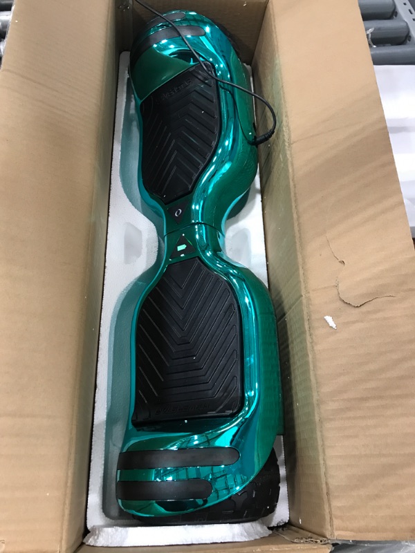 Photo 2 of 6.5 LED Wheel Hoverboard Two-Wheel Self Balancing Electric Scooter UL 2272 Certified, Chrome Silver