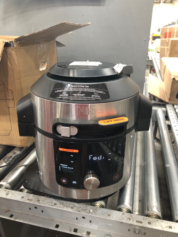 Photo 2 of [READ NOTES]
Ninja OL701 Foodi 14-in-1 SMART XL 8 Qt. Pressure Cooker Steam Fryer with SmartLid & Thermometer + Auto-Steam Release, that Air Fries
