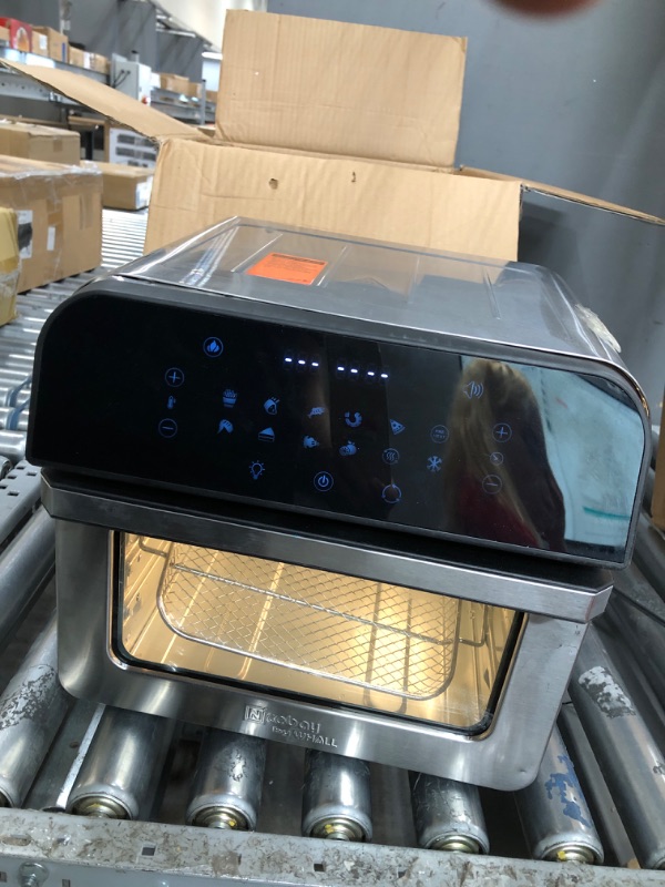 Photo 1 of Air Fryer Oven,Whall 12QT 12-in-1 Air Fryer Convection Oven,Rotisserie,Roast,Bake,Dehydrate,12 Cooking Presets,Digital Touchscreen,Stainless Steel,with Accessories&Recipes