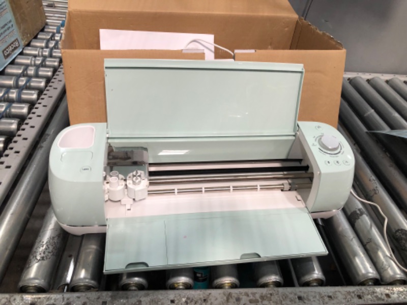 Photo 2 of **DOES NOT FUNCTION**Cricut Explore Air 2 - A DIY Cutting Machine for all Crafts, Create Customized Cards, Home Decor & More, Bluetooth Connectivity, Compatible with iOS, Android, Windows & Mac, Mint