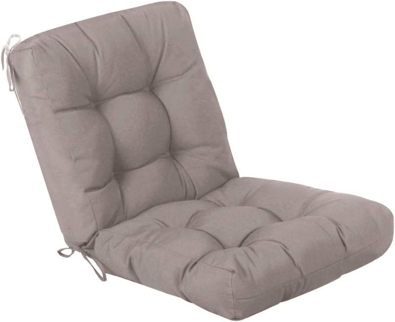 Photo 1 of 
QILLOWAY Polyester Outdoor Chair Cushion Set,Outdoor Cushions for Patio Furniture.Tan/Grey
Color:Tan/Grey