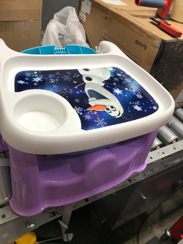 Photo 2 of Disney Frozen Mealtime Baby Toddler Booster Seat with Adjustable Tray — Portable Booster Seat for Dining Table — Travel Essentials for Baby — Made Without BPA