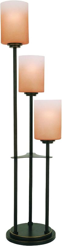 Photo 1 of 
Lite Source LS-20700D/BRZ Bess 3-Light Table Lamp with Amber-Glass Shades, Dark Bronze
Color:Dark Bronze