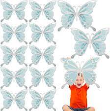 Photo 1 of **Set of 2** 10 Pcs Large Butterfly Party Decoration Paper Butterfly in 2 Different Size 3D Butterfly Wall Decor Set Giant Butterfly for Birthday Baby Shower Nursery Girl Wedding Party Decor (Colorful)