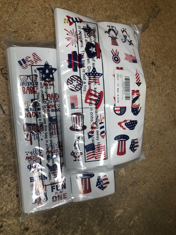 Photo 2 of **Set of 2** Jetec 1600 Pieces 4th of July Patriotic Stickers for Kids Independence Day Sticker Memorial Day American Flag Map Red White and Blue Stars Stickers for Classroom Party Favor