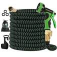 Photo 1 of 100 ft. Flexible Water Hose with 10 Function Nozzle Garden Water Hose Expandable Garden Hose