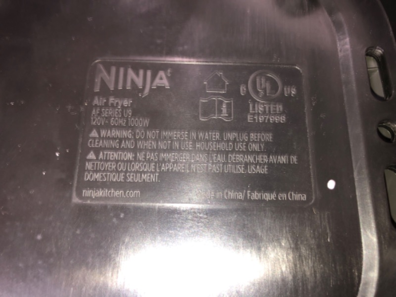 Photo 4 of Ninja AF080 Mini Air Fryer, 2 Quarts Capacity, Compact, Nonstick, with Quick Set Timer, Grey
